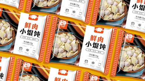 小馄饨食品包装 从保鲜艺术到品牌文化的精致呈现